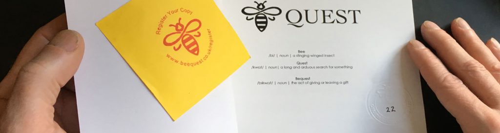 manchester bee quest register header