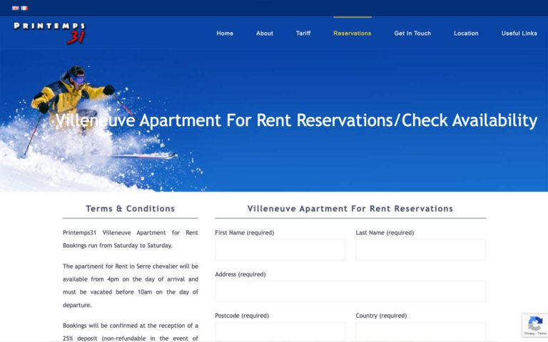 manchester website developer portfolio - ski apartment for rent serre chevalier reservations